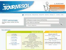 Tablet Screenshot of journalletournesol.com